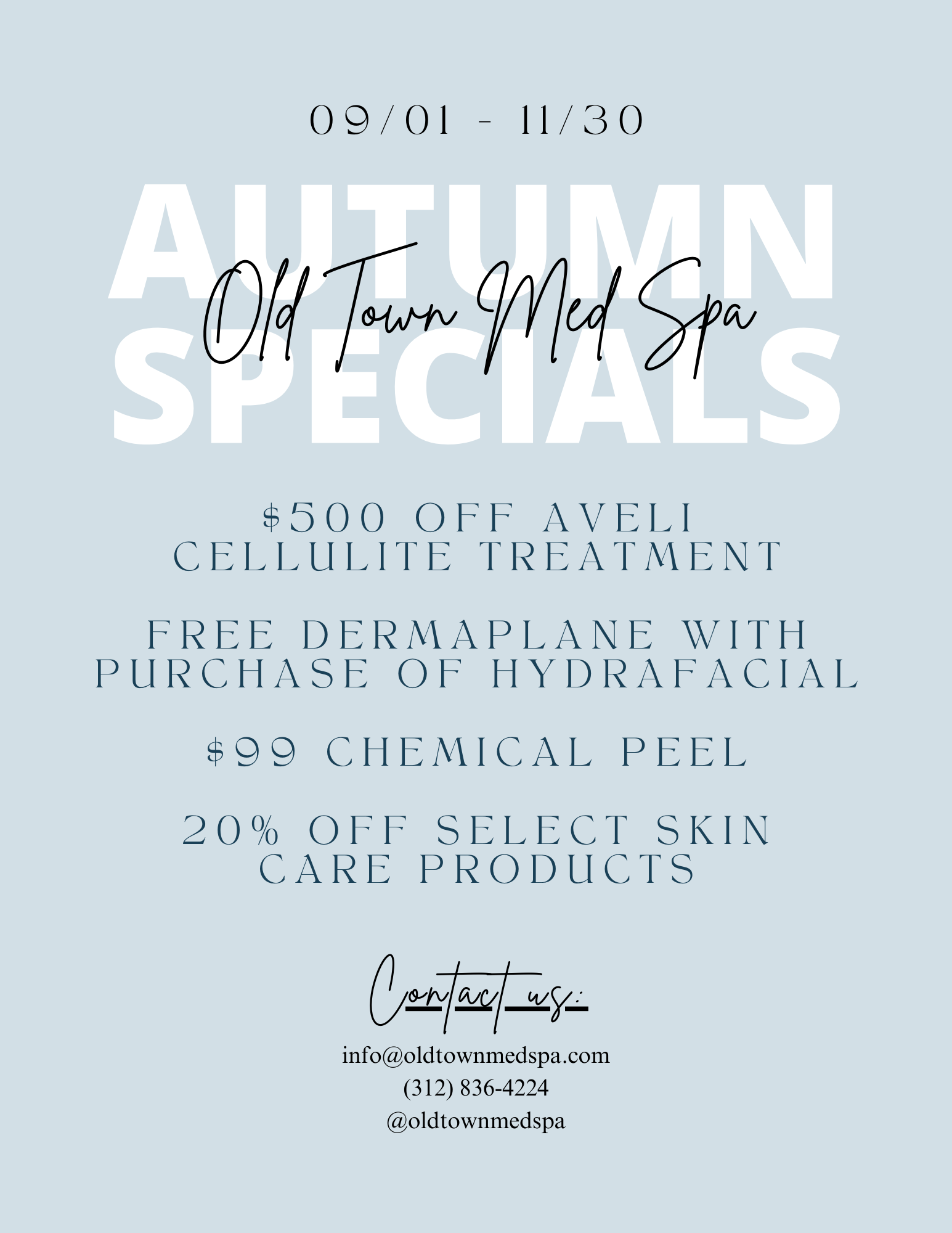 otms fall specials