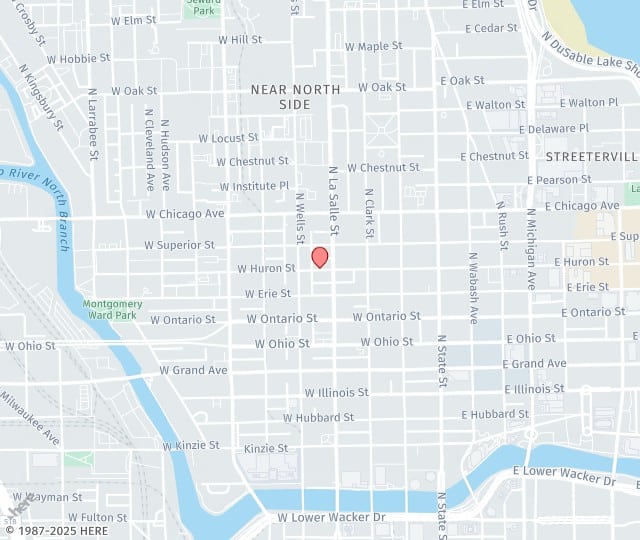 Location Map: 152 W Huron Street Chicago, Illinois 60654