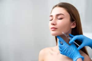 A woman getting Belotero® for smokers’ lines