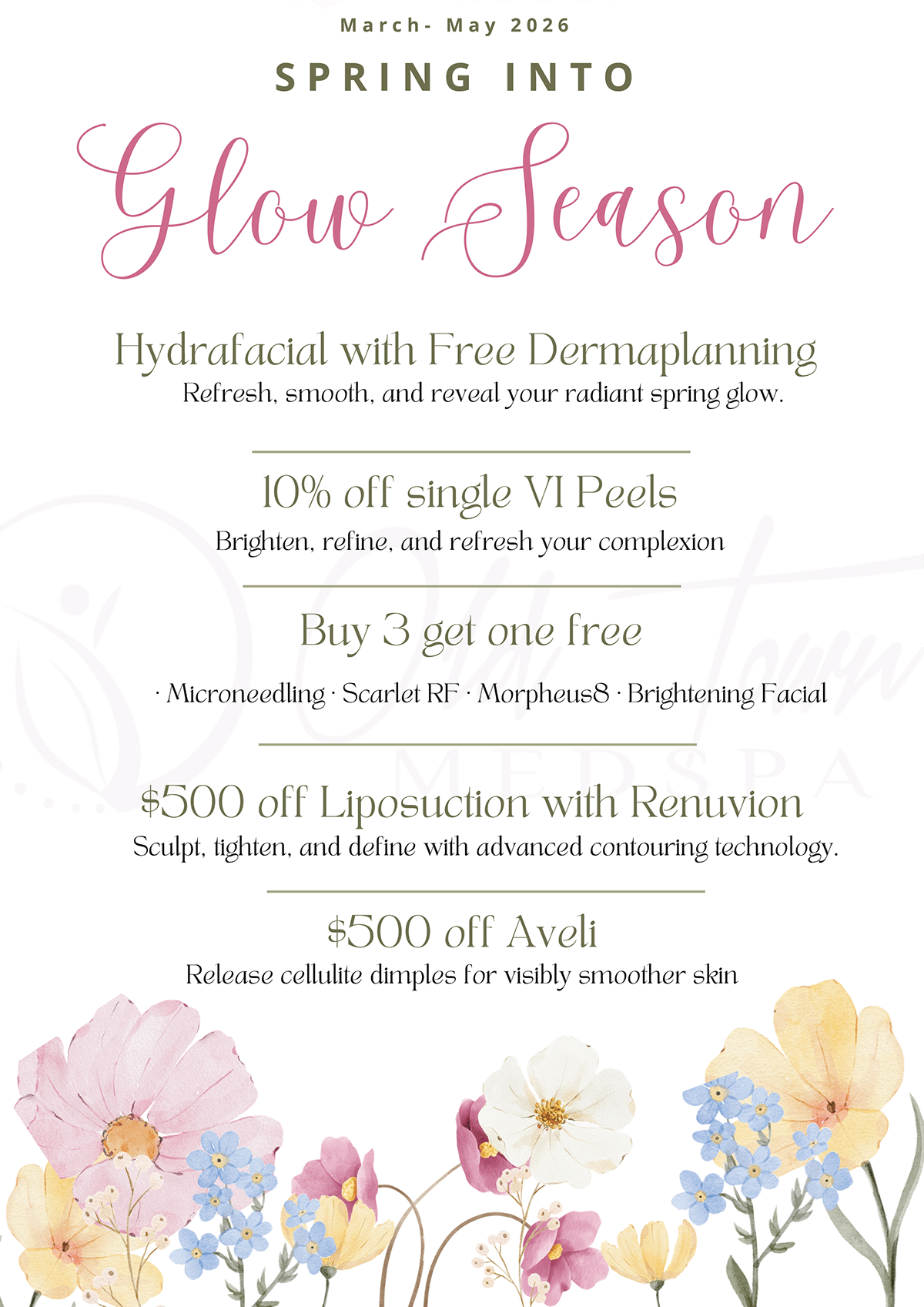 Copy of Blue Pink Modern Floral Spring Newsletter A4 Document (1)