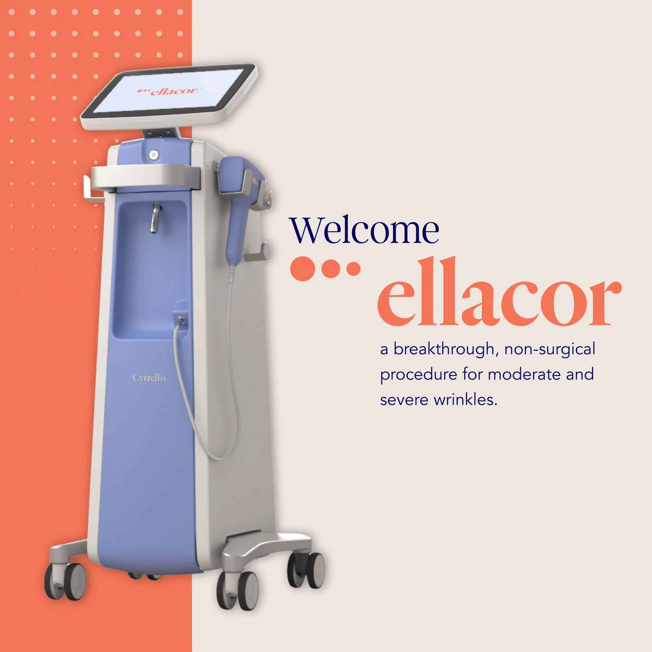 Ellacor Micro-Coring device for wrinkle treatment.