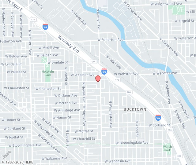 Location Map: 2138 North Damen Avenue, Suite 1 Chicago, Illinois 60647