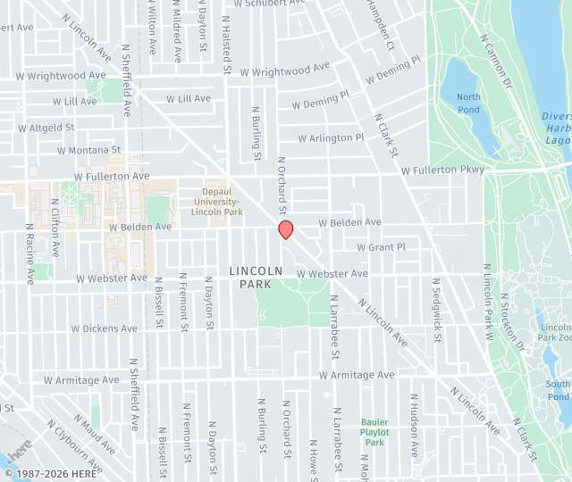 Location Map: 2266 North Lincoln Avenue, Unit 2 Chicago, IL 60614